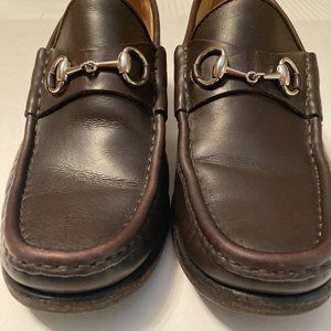 WEEKEND SALE - 2 days! Authentic Gucci Loafers - Dark Brown Leather